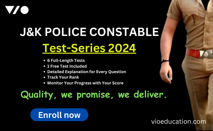 JK POLICE CONSTABLE 2024 TEST SERIES 2024 (full length)