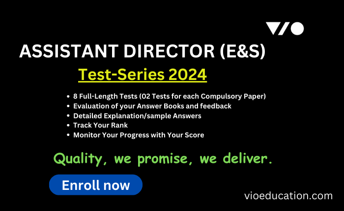 ASSISTANT DIRECTOR (E&S) IN J&K TEST SERIES 2024